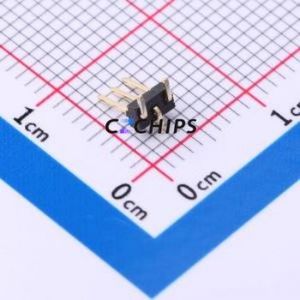 X1311WVS-03J-C40D42R1 Pin Header SMD,P=1.27mm,Horizontal Mount Connector ( Pin Structure: 1x3P )( Pitch: 1.27mm )( Row Spacing: - Product Image 1