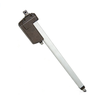 Actionneur linéaire électrique CC 24V, course de 530 mm, avec brosse, indice de protection IP66, potentiomètre et capteur à effet Hall, pour appareils électroménagers et stores de serre