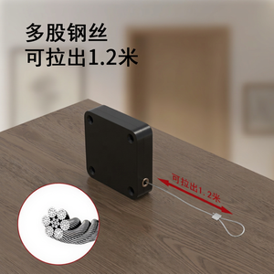 Cierrapuertas Automático con Cable de Acero Telescópico de 900 mm de Ancho, Capacidad de 15-55 kg, Fácil Instalación para Puertas Correderas de Uso Doméstico - Product Image 1