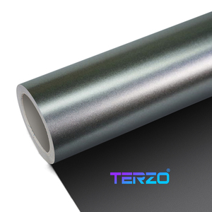 Premium <b>Chalk</b> White Vinyl Wrap Film For Car Styling TERZO PET Heavy Metal Easy Install No Residue - Product Image 1
