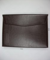 Porte-documents en cuir PU rigide avec logo personnalisé en relief, porte-clés, organiseur de documents, emballage d'entreprise
