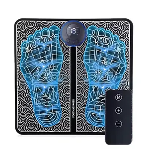 Hot Selling Products 2024 TENS Massage Pad Feet Muscle Stimulator Massage Mat Electric Vibrating EMS Foot Massager device