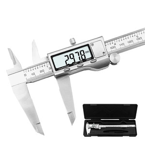 8 Inch 0-200Mm <span class=keywords><strong>LCD</strong></span> Kỹ Thuật Số Kim Loại <span class=keywords><strong>Caliper</strong></span> Thép Không Gỉ Vernier <span class=keywords><strong>Caliper</strong></span> Đo Điện Tử <span class=keywords><strong>Caliper</strong></span> Thước Đo Độ Sâu Công Cụ - Product Image 1