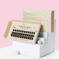 Cils individuels en grappes, cils en grappes D Curl, kit d'extensions de cils DIY