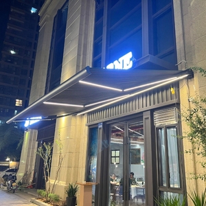 Đầy đủ loại hộp điện tán mái nhà nơi trú ẩn sân thượng đổ tự động kính thiên văn gấp mưa mái hiên Acrylic khung nhôm từ xa - Product Image 4