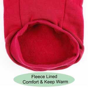 Vestiti su misura <span class=keywords><strong>per</strong></span> animali da compagnia in bianco piccolo cane felpa con cappuccio abiti da cucciolo in cotone caldo in cotone con tasche <span class=keywords><strong>per</strong></span> tutte le taglie - Product Image 3