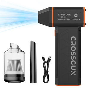 Ventilateur haute vitesse à moteur sans balais CROSSGUN BS-X31 |   <span class=keywords><strong>Souffleur</strong></span> et aspirateur portables sans fil 2-en-1 |   Outil de nettoyage pour appareils électroniques - Product Image 1