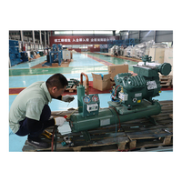 Compresseur semi-hermétique automatique chinois 40HP 380V -20°C 8C, unités de condensation à tête cylindrique refroidies par eau R-22/R-404A
