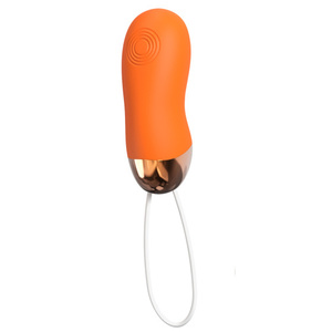 Vibrador de Bala con Forma de Huevo Vibrante Naranja, Dispositivo de Estimulación para Adultos - Product Image 5