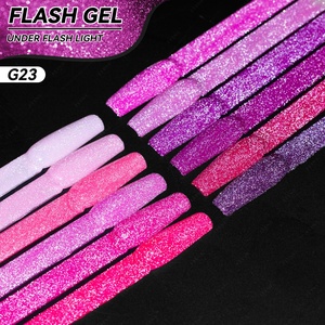 JTING Private Nail Brand Custom Unique 12colors Reflective Disco Gel Nail Polish Collection 12pcs Set <b>Box</b> OEM Nail Supplies - Product Image 1