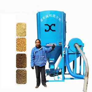 Machine mélangeuse verticale personnalisée petite machine mélangeuse d'aliments pour vaches montée sur tracteur machine mélangeuse d'aliments de haute qualité 22V