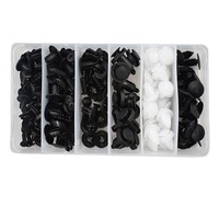 Kit de 100 Clips de Fixation pour Pare-Chocs Automobile, Rivets en Plastique à Pousser, Assortiment de Tailles avec Outil de Démontage