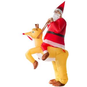 Costumes gonflables de <span class=keywords><strong>renne</strong></span> de Noël de haute qualité, costumes gonflables de Père Noël à monter pour adultes - Product Image 1