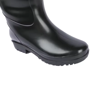 รองเท้าสำหรับทำเหมืองงานทำจาก PVC กันลื่นปลอดภัยสำหรับการเกษตรฤดูหนาวซับในตาข่ายรองเท้ากันฝน - Product Image 4