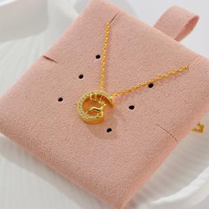 Carte de présentation de bijoux en microfibre imperméable personnalisée, étiquette de bijoux en microfibre imperméable avec logo perforé - Product Image 5