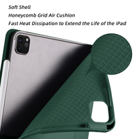 Étui de protection personnalisé pour tablette iPad Air 13 pouces M3 2025 M2 2024 avec support pour stylet, support pliable intelligent et dos souple en TPU – Direct Usine