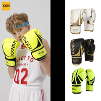 Guantes de Boxeo KKN en Stock para Niños, Guantes de Boxeo para Entrenamiento con Saco de Arena Sanda, Transpirables, Amortiguadores de Impactos, Guantes de Boxeo Winning