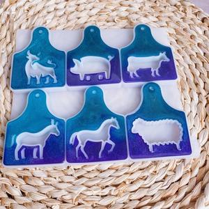 <span class=keywords><strong>Moule</strong></span> en silicone pour décoration animale en résine M43469 - Product Image 4