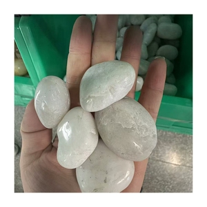 Ngoài trời trang trí Tự Nhiên Vòng <span class=keywords><strong>Pebble</strong></span> bước Stones vườn Trắng <span class=keywords><strong>Pebble</strong></span> Stones cho bán - Product Image 1
