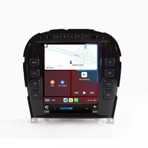 Autoradio Android 12 pour Jaguar S-TYPE S TYPE 2004, lecteur DVD style Tesla, système multimédia stéréo, navigation GPS, écran <span class=keywords><strong>10</strong></span>,4 pouces, Wifi, DSP - Product Image 3