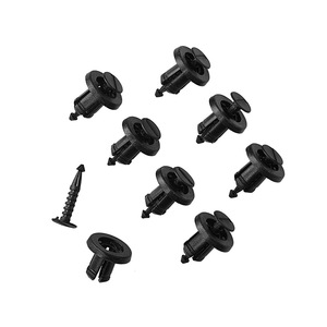 Clips de Fijación de Parrilla para Honda Crosstour Crv Renault B114, Sujetadores de Plástico Negro para Reparación y Reemplazo - Product Image 3