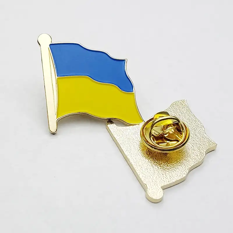 Custom Metal national country flags lapel pins