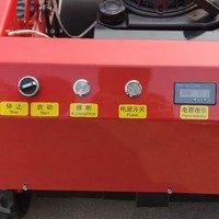 Tondeuse à gazon robotisée à rayon de braquage nul de qualité industrielle professionnelle pour l'herbe dense, les broussailles et la végétation de jardin avec coupe-fil