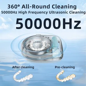 Wholesale Portable Ultrasonic Cleaner Machine For All Dental Aligner Cordless Ultrasonic Braces Cleaning Machine CS08