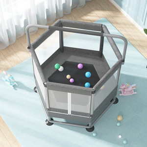 Trampolín de PVC para interiores de red poligonal para niños y niñas seguro y no tóxico para deportes de jardín de infantes - Product Image 2