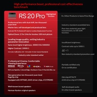 Projecteur de cinéma maison portable XGIMI RS 20 Pro 4K Android DLP Laser 3m 4 Go de RAM 64 Go de ROM Garantie de 3 ans