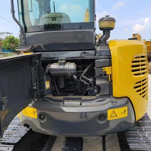 Moteur EPA Pelleteuse Komatsu d'occasion japonaise Petite pelleteuse sur chenilles en caoutchouc de 5 tonnes PC55 PC55MR pour le creusement agricole - Product Image 4