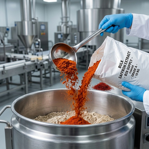 Azafrán en Polvo <span class=keywords><strong>de</strong></span> Primera Calidad, 100% Puro, Especia a Granel para Alimentos, Bebidas, Suplementos, Fábrica y Marca Privada OEM - Product Image 4