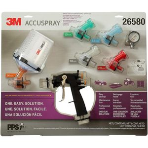 3M Accuspray <b>Spray</b> Gun System 26580 PPS 2.0 20 Oz <b>Paint</b> Application Professional Use - Product Image 1