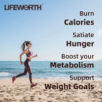 LIFEWORTH Beurre Keto nourri à l'herbe Substitut de repas diététique Mélange instantané Poudre de café cétogène
