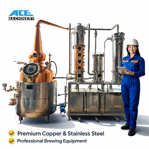 500L Pure Copper <b>Pot</b> Still Designed for Single Malt Whisky & Low-ABV Beverages, Re-Distillable - Product Image 3