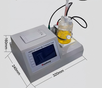 Analyseur d'humidité Karl Fischer Huazheng HZWS-X2, titreur KF, construction métallique pour la détermination de la teneur en eau dans l'huile, 1 an