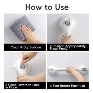 Lavabo <span class=keywords><strong>per</strong></span> wc corrimano <span class=keywords><strong>per</strong></span> anziani disabili corrimano di sicurezza <span class=keywords><strong>per</strong></span> bagno wc senza barriere antiscivolo <span class=keywords><strong>a</strong></span> <span class=keywords><strong>ventosa</strong></span> <span class=keywords><strong>maniglia</strong></span> di sicurezza - Product Image 5