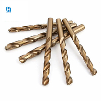 Foret hélicoïdal HSS M35 de haute qualité DIN 338 pour acier inoxydable, acier trempé, perçage de métaux, Brocas
