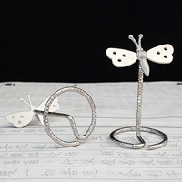 Artisanat en métal 3D créatif en forme de papillon, cadeau, ornements de bureau en métal, articles décoratifs, décoration de la maison, cadeau commercial