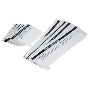Solução de álcool ipa, kit de cartão de limpeza pré-saturada em formato de t para impressora de zebra, série zxp 1 3 zxp3c