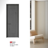 Porte intérieure en nid d'abeille tout aluminium sur mesure avec cadre, installation rapide, porte coupe-feu pour projets commerciaux et résidentiels