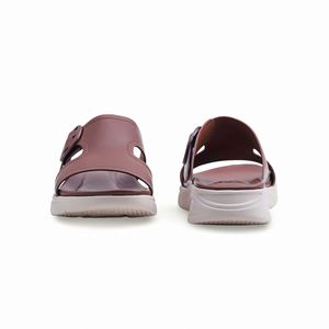Chaussures habillées et Richelieu marron en PU0366, type pantoufle - Product Image 2