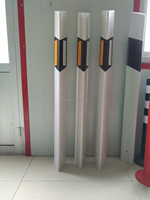 Réflecteur routier triangulaire flexible de type colonne, profil du fabricant, marque blanche, pilier en PVC, garde-corps d'autoroute, réflecteur en PVC