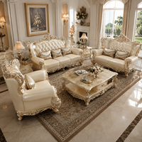 Ensemble de canapés inclinables de luxe pour salon, style hôtelier turc, pour la maison
