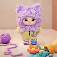 Vente en gros – Boîte mystère de pendentifs en peluche PVC faits main, 100 % authentiques, Qimeng Island WAKUKU, quatrième génération, mignons poupées cadeaux en stock
