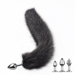 Trennbarer Anal Plug Fox Tail Abnehmbarer Metall Butt Plug Hinterhof Spaß Metall Silber Butt Plug Tail Adult Toy Sex Produkte - Product Image 6