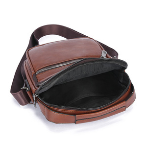 Nouvelle mode, sac à bandoulière en cuir PU, petit sac à bandoulière, sac messager en cuir pour homme, usage quotidien - Product Image 4