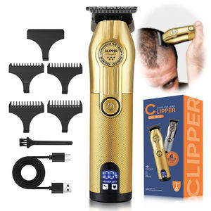 Kit Profesional 3 en 1 para Barbería, Recortadora de <span class=keywords><strong>Pelo</strong></span>, Afeitadora de Lámina de Acero Inoxidable para Hombres, con USB, Suministrado por China - Product Image 1