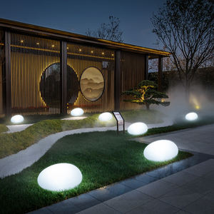 Dekorasyon avlu parkı çim zemin için su geçirmez tatil atmosfer ışığı plastik taş ışık - Product Image 2