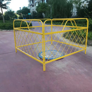 Bán buôn linh hoạt Road cũng Hàng Rào Rào thép mạ kẽm sơn tĩnh điện mở rộng an toàn tạm thời cửa cống bảo vệ đường sắt - Product Image 3